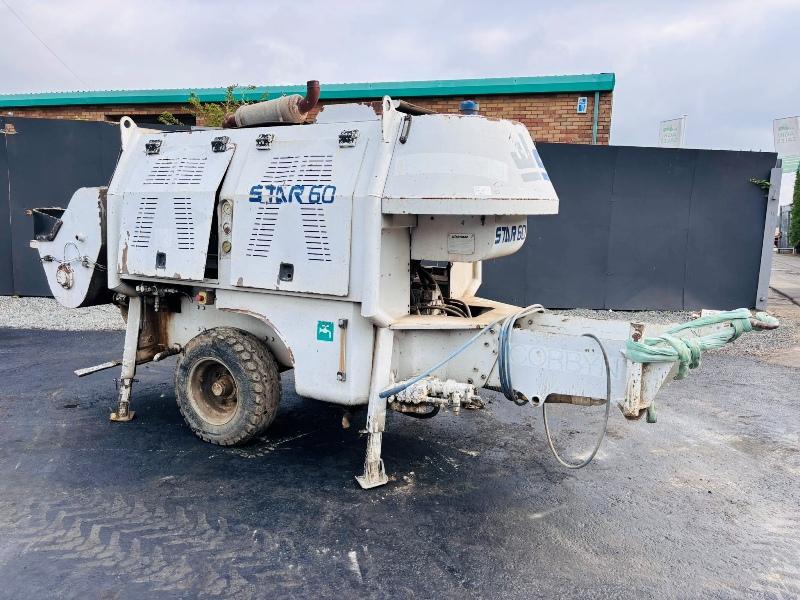 ULTRANAZZ STAR SCH 60C CONCRETE PUMP*C/W FPT ENGINE*YEAR 2015*VIDEO*