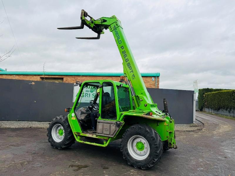 MERLO P26.6SPT TELEHANDLER*C/W PALLET TINES*VIDEO*