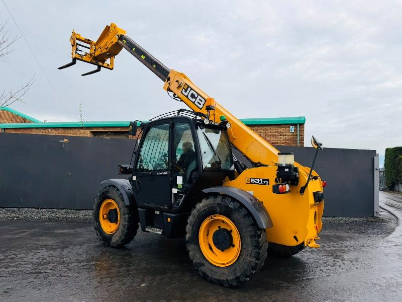 JCB 531-70WM TURBO *JOYSTICK CONTROL*669 HOURS*YEAR 2011*VIDEO*