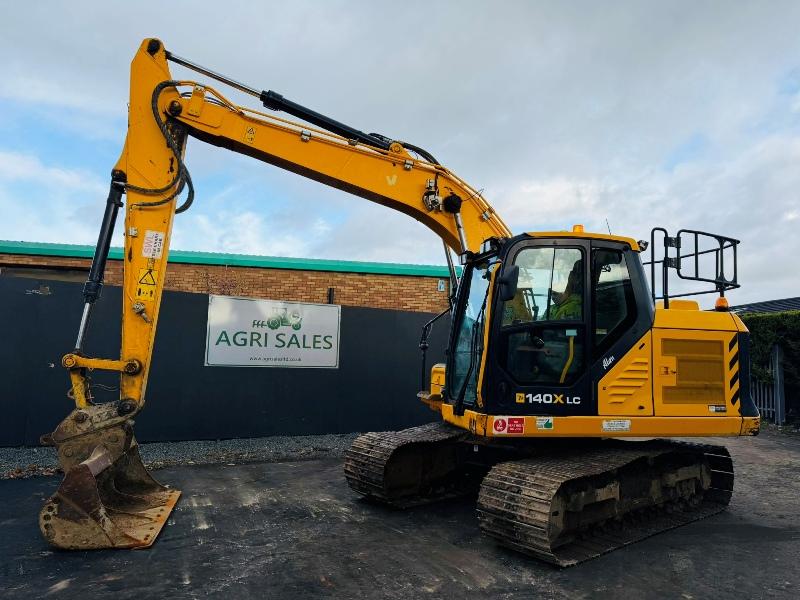 JCB 140XLC TRACKED EXCAVATOR*7007 HOURS*C/W BUCKET*YEAR 2021*VIDEO*