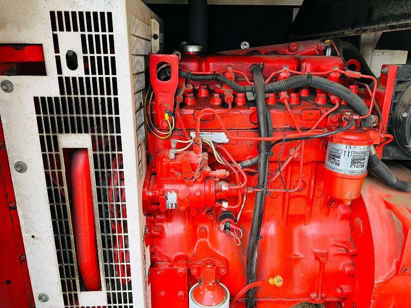 YORPOWER YP40EM MOBILE 40KVA TWIN AXLE GENERATOR C/W PERKINS ENGINE *VIDEO* 