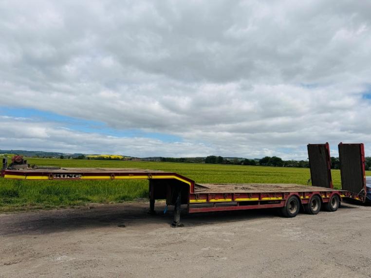 KING LOW LOADER TRAILER*C/W RAMPS AND WINCH*VIDEO*