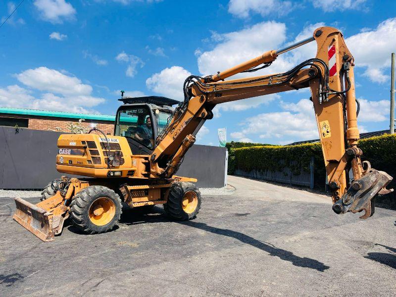 CASE WX125 WHEELED EXCAVATOR *C/W QUICK HITCH*VIDEO*