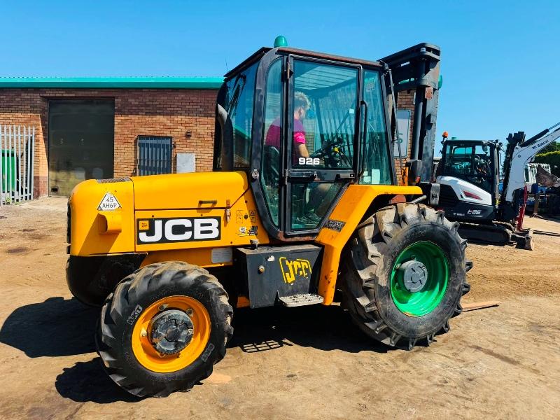 JCB 926 ROUGH TERRAIN FORKLIFT*YEAR 2013*3583 HOURS*VIDEO*