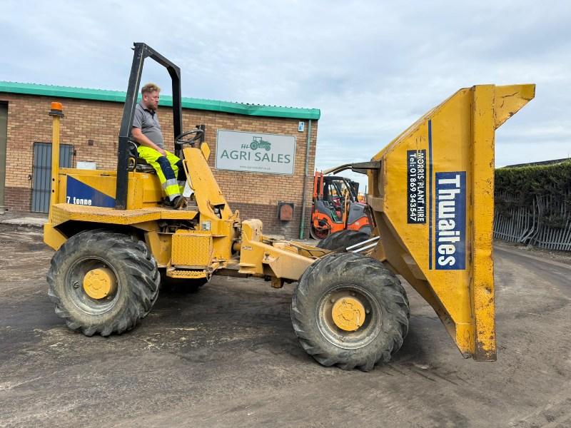 THWAITES 7 TONNE STRAIGHT TIP DUMPER*C/W PERKINS ENGINE*VIDEO*