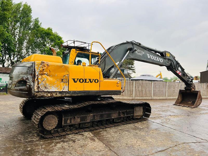 VOLVO EC210BLC TRACKED EXCAVATOR C/W QUICK HITCH *VIDEO*