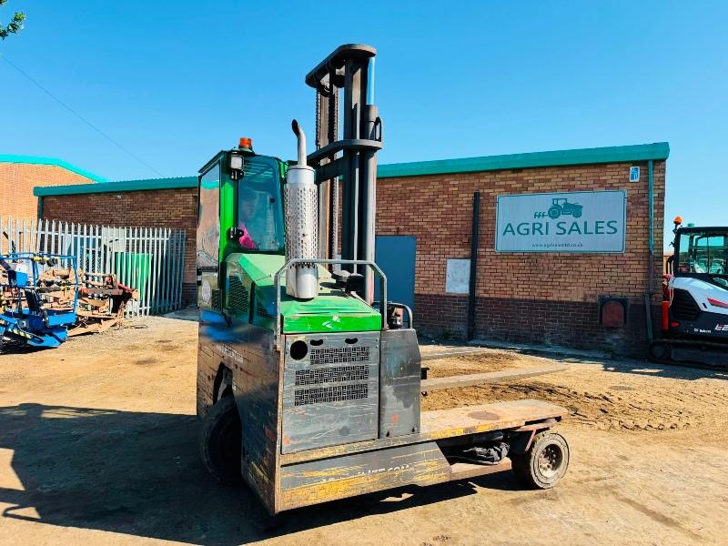 COMBILIFT C4000 DIESEL FORKLIFT*C/W FORK POSITIONER*YEAR 2016*VIDEO*