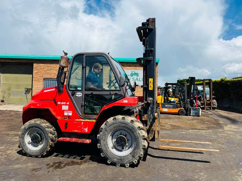 MANITOU M30-4 FORKLIFT*C/W PUH*YEAR 2016*9754 HOURS*VIDEO*