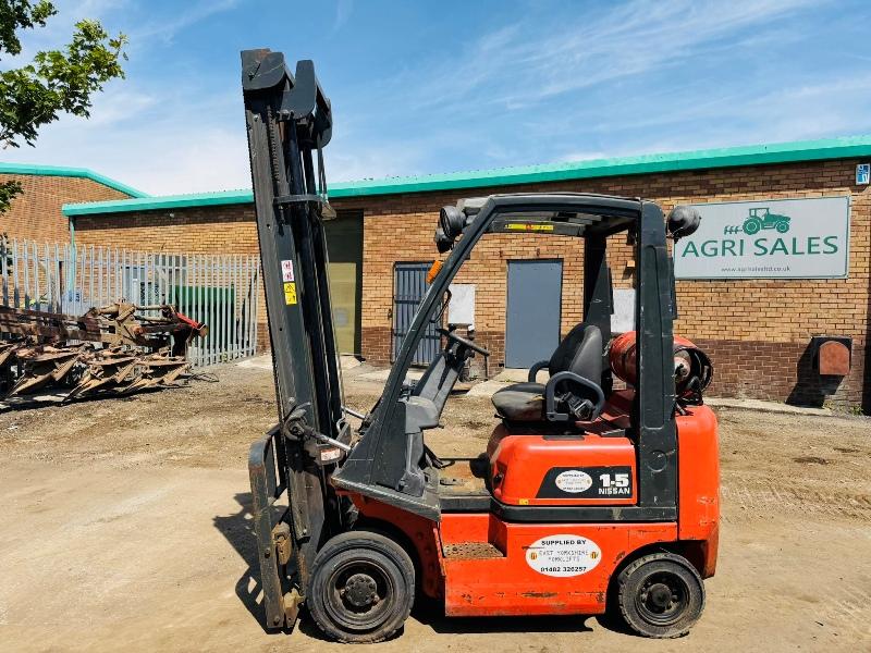 NISSAN PD01A15PQ FORKLIFT*SPARES AND REPAIRS*VIDEO*