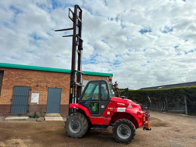 MANITOU M30-4 FORKLIFT*C/W PICK UP HITCH*YEAR 2016*VIDEO*