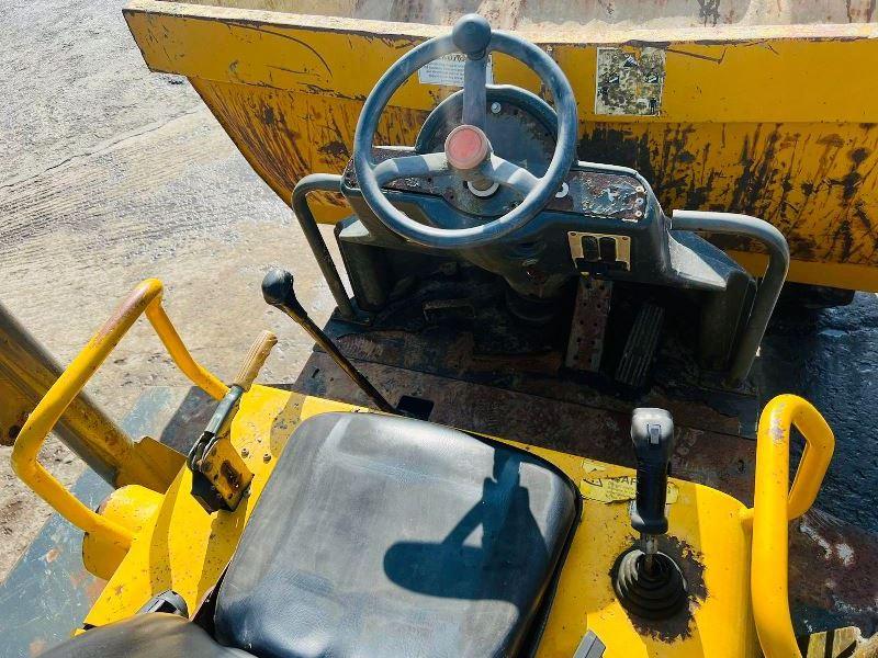 AUSA D600AP 4WD DUMPER * 1829 HOURS * C/W ROLE BAR & KUBOTA ENGINE 