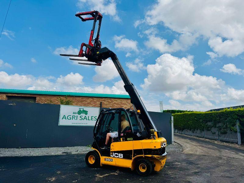 JCB 35D TELETRUK*YEAR 2018*C/W HYDRAULIC BAIL GRAB*VIDEO*