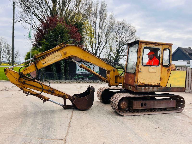 MITSUBISHI MS070U-2 TRACKED EXCAVATOR C/W BUCKET *VIDEO*