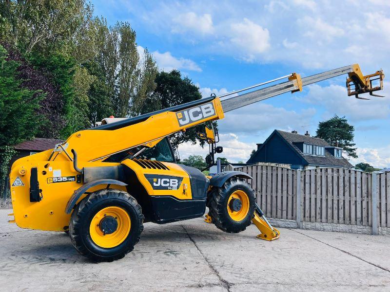 JCB 535-125HI VIZ 4WD TELEHANDLER *YEAR 2014,12.5 METER* C/W PALLET TINES *VIDEO*