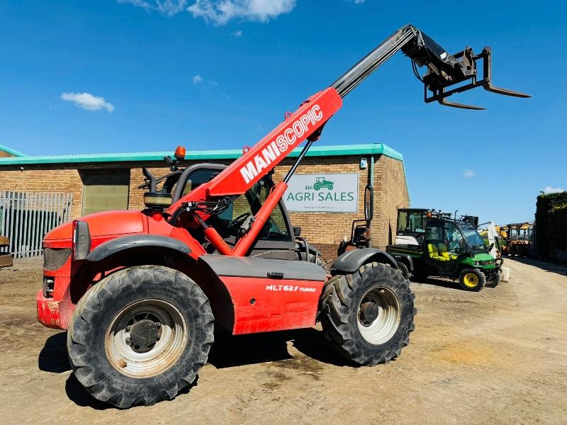 MANITOU MLT 627T TELEHANDLER*C/W PALLET TINES*YEAR 2011*VIDEO*