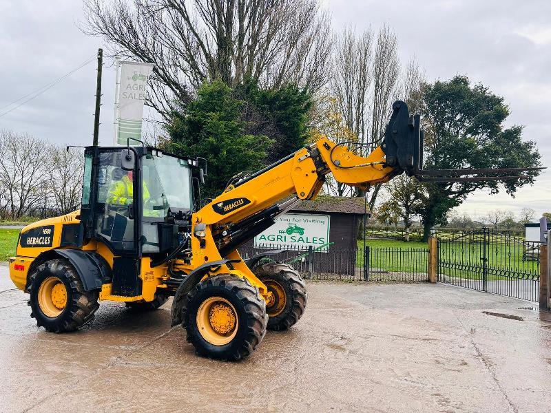 HERACLES H580 4WD TELEHANDLER *YEAR 2019, 1514 HOURS* C/W PALLET TINES *VIDEO*