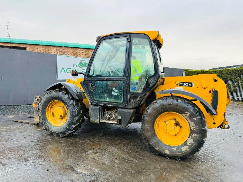 JCB 530-70 FARM SPECIAL 4WD TELEHANDLER *C/W PALLET TINES*VIDEO*
