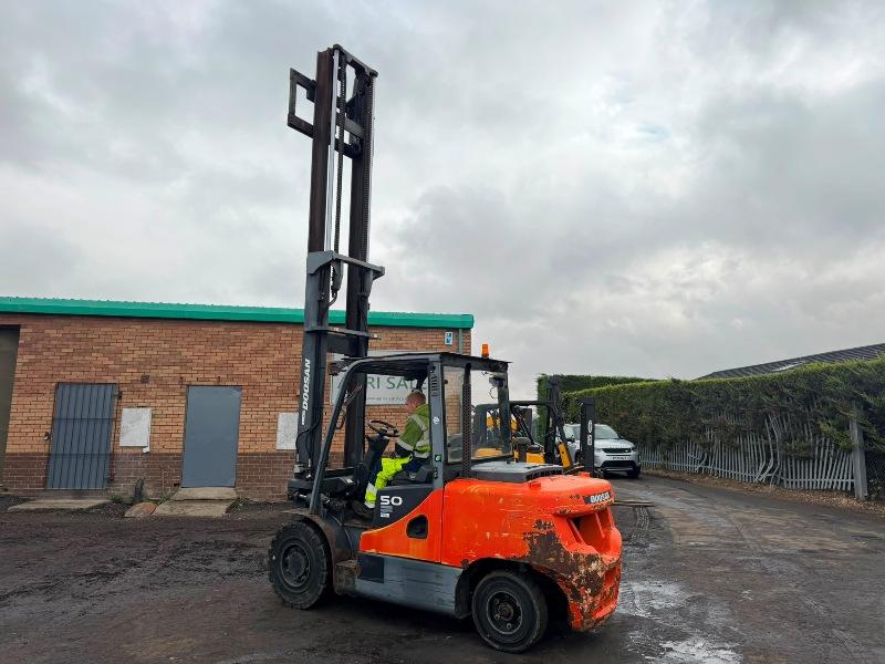 DOOSAN D50C-7 FORKLIFT*3329 HOURS*YEAR 2017*VIDEO*