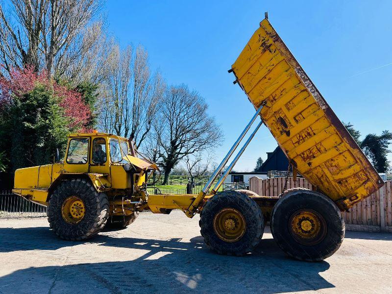 VOLVO BM 6X6 ARTICULATED DUMP TRUCK C/W HYDRAULIC TIP *VIDEO*
