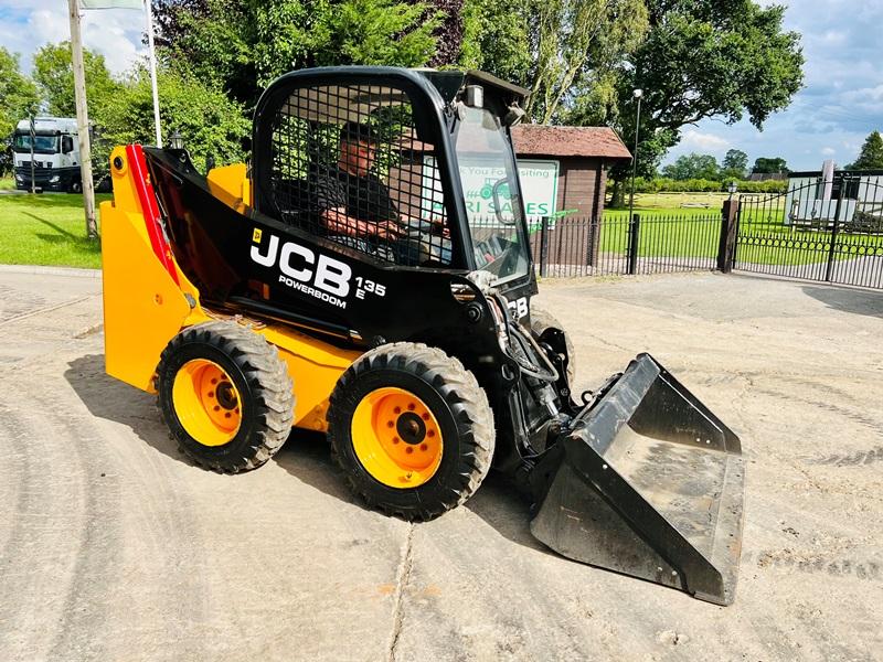 JCB 135 4WD SKIDSTEER * YEAR 2014 * C/W BUCKET *VIDEO*