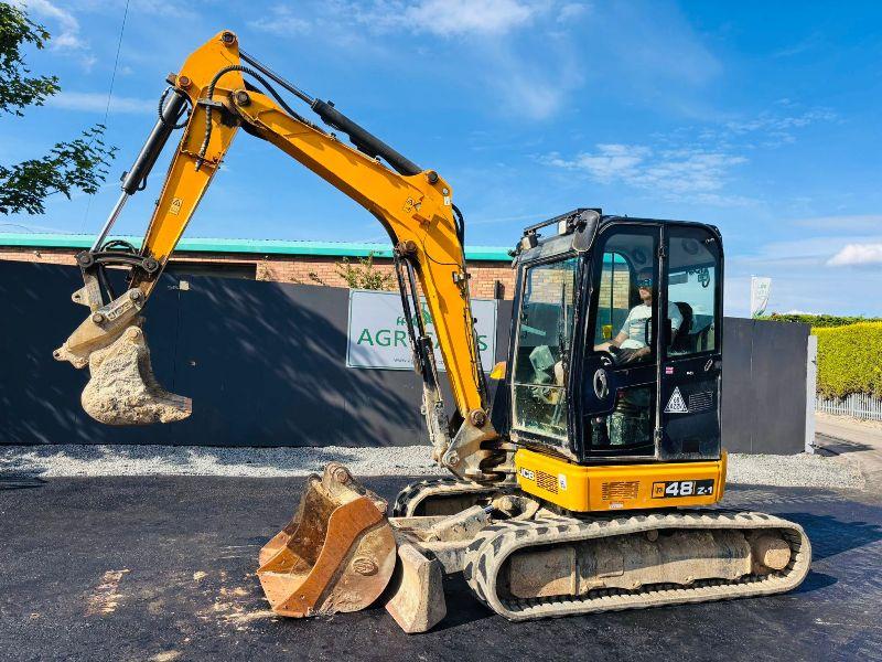 JCB 48Z-1 T3 TRACKED EXCAVATOR*YEAR 2020*C/W 3 BUCKETS*VIDEO*