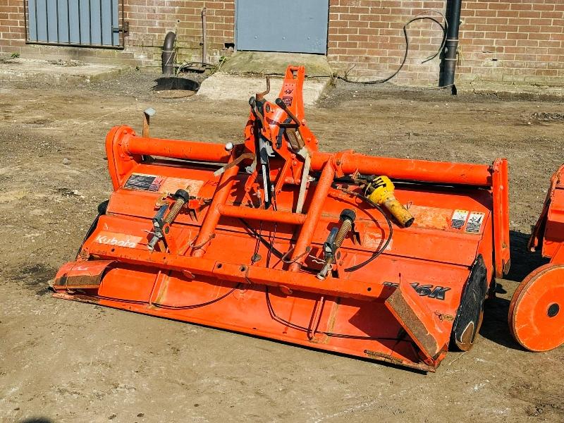 KUBOTA R16G/ RSP 16K ROTOVATORS* CHOICE OF 2*VIDEO*
