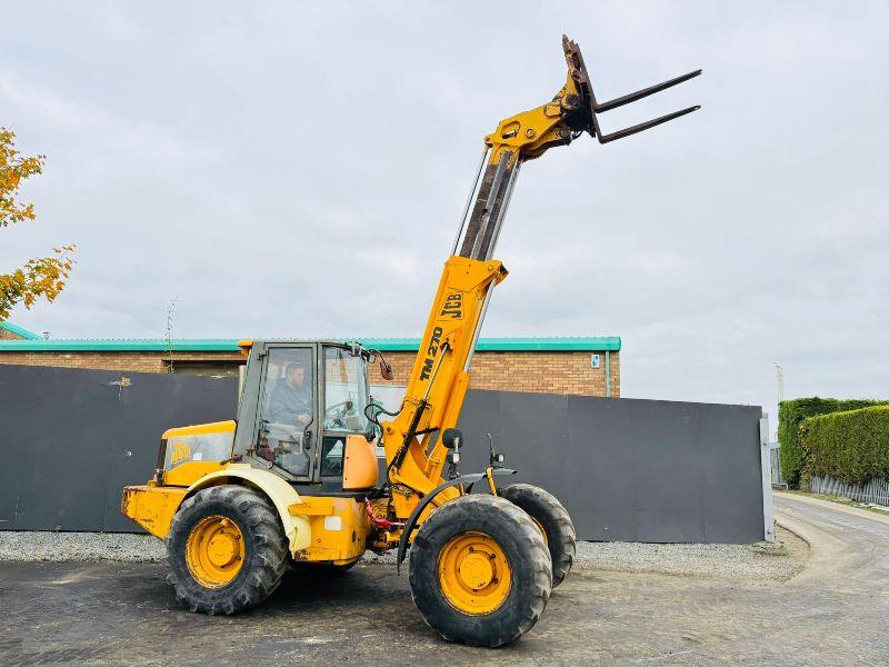 JCB TM270 ARTICULATED TELEHANDLER*SLOW IN REVERSE*VIDEO*