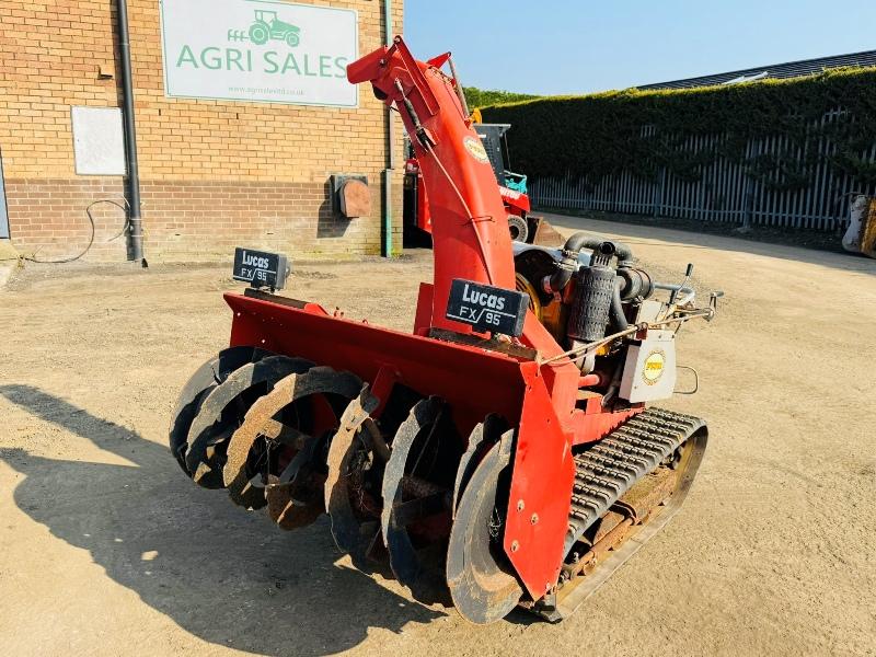 FUJII FSR1100GKD TRACKED SNOW BLOWER* SWAY & TILT*VIDEO*