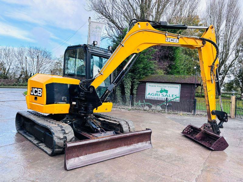 JCB 86C-1 EXCAVATOR *ZERO SWING, YEAR 2015* C/W QUICK HITCH *VIDEO*