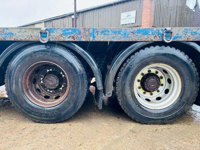 MAN 32.353 DOUBLE DRIVE FLAT BED LORRY *CRANE & SUPPORT LEGS NOT INCLUDED*VIDEO*