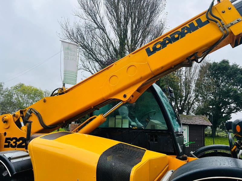 JCB 532-120 4WD TELEHANDLER *12 METERS, 6957 HOURS* C/W PALLET TINES *VIDEO*
