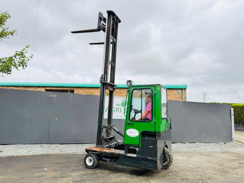 COMBILIFT C4000 DIESEL TRUCK MOUNTED FORKLIFT*C/W FORK POSITIONER*VIDEO*