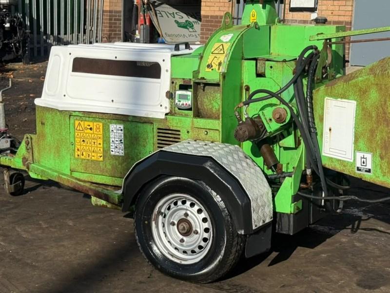 GREEN MECH TOWABLE WOOD CHIPPER*C/W ISUZU ENGINE*VIDEO*