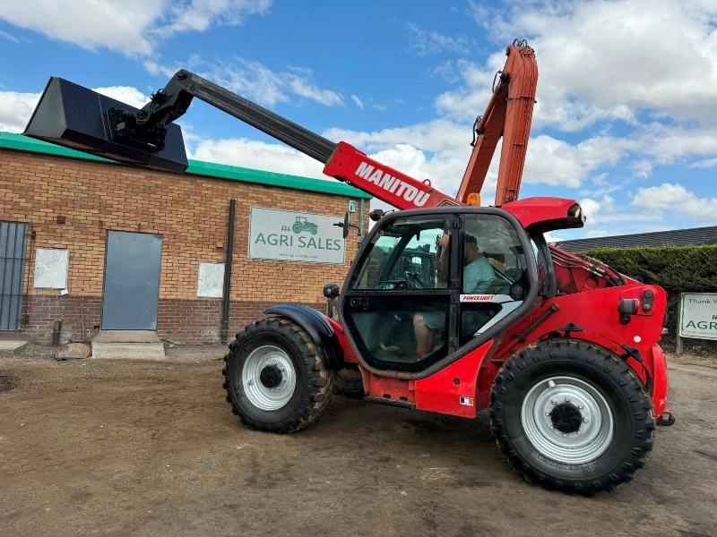 MANITOU MLT 741 TURBO TELEHANDLER*C/W BUCKET*AG SPEC*VIDEO*