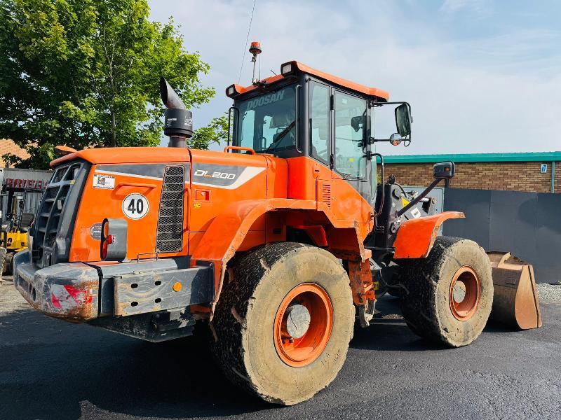 DOOSAN DL200-5 LOADING SHOVEL*C/W BUCKET*YEAR 2019*VIDEO*