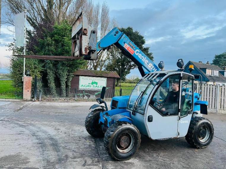 GENIE GTH-2506 4WD TELEHANDLER *ONLY 3169 HOURS* C/W PALLET TINES *VIDEO*
