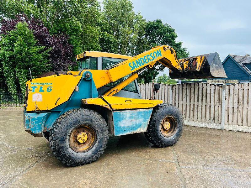 SANDERSON TL6MT 4WD TELEHANDLER C/W STRICKLAND BUCKET *VIDEO*