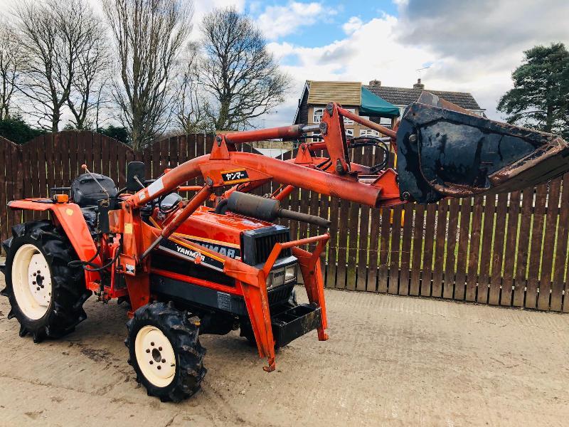 Yanmar F20 4wd Compact Tractor Cw Front Loader And Bucket