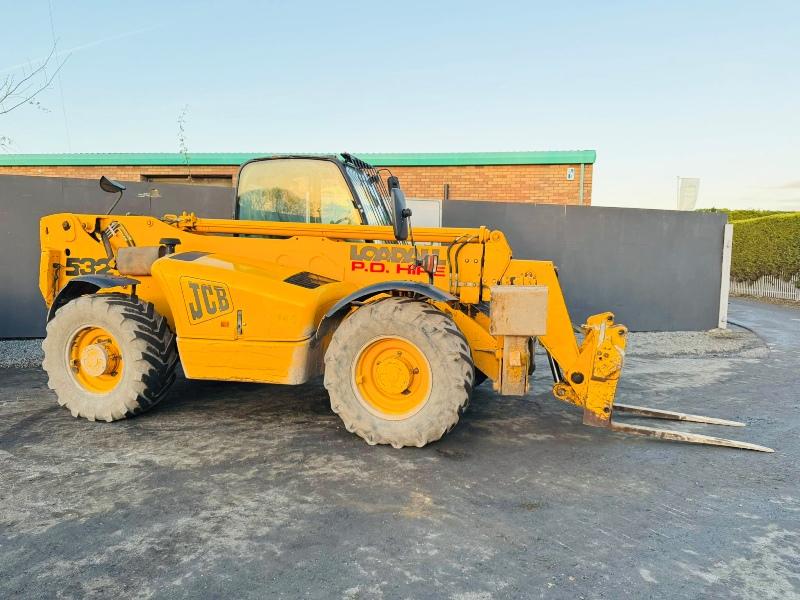 JCB 530-120 TELEHANDLER*C/W JACK LEGS*VIDEO*
