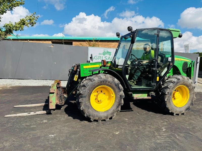 JOHN DEERE 3215 TURBO TELEHANDLER*AG SPEC*C/W PALLET TINES*