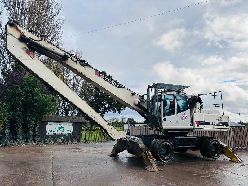 TEREX TM350 HIGH RISE CABIN SCRAP HANDLER C/W DEUTZ ENGINE *VIDEO*