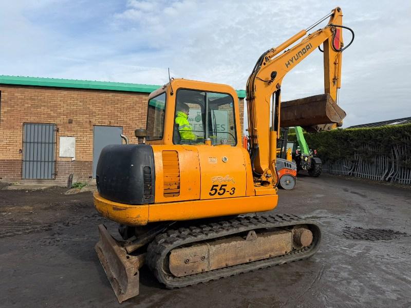 HYUNDAI ROBEX 55-3 EXCAVATOR*C/W BUCKET*VIDEO*