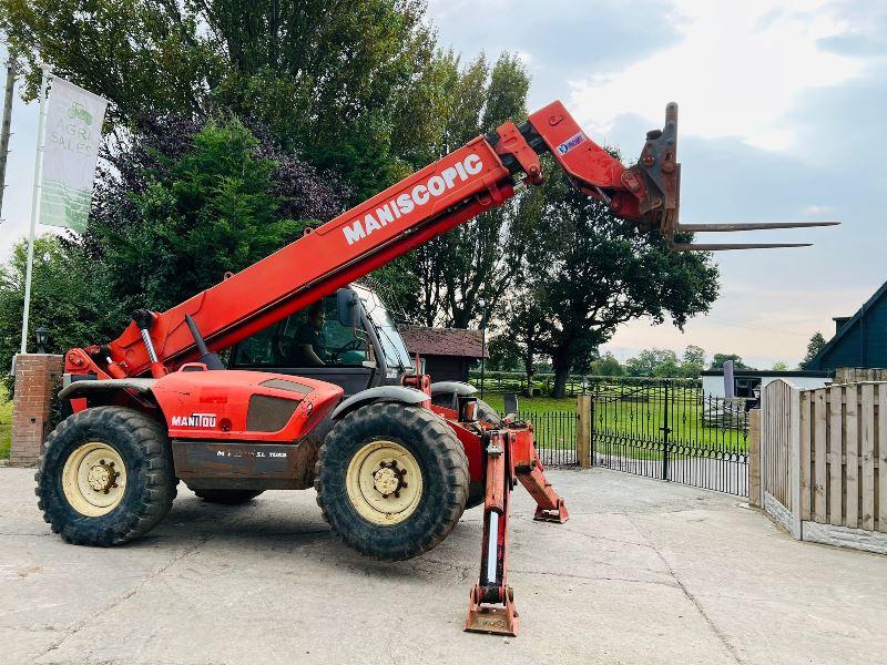 MANITOU MT1337SL 4WD TELEHANDLER *13 METER REACH* C/W PALLE TINES *VIDEO*