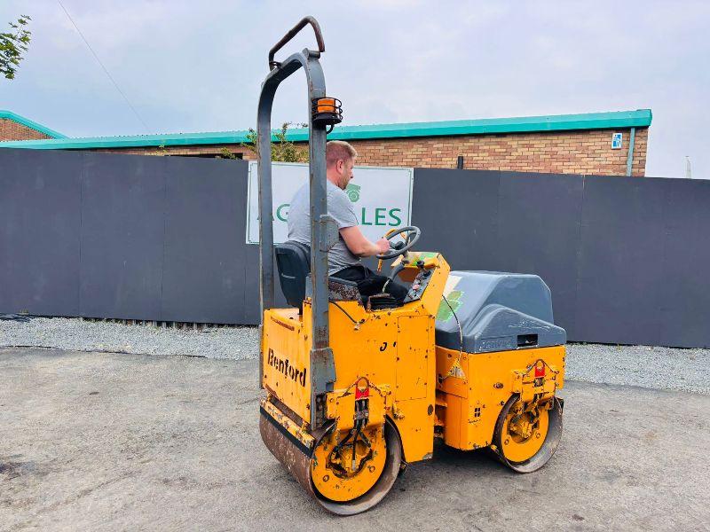 BENFORD TV800H DOUBLE DRUM ROLLER*C/W SAFETY FRAME*VIDEO*