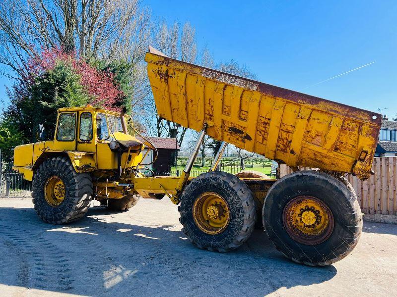 VOLVO BM 6X6 ARTICULATED DUMP TRUCK C/W HYDRAULIC TIP *VIDEO*