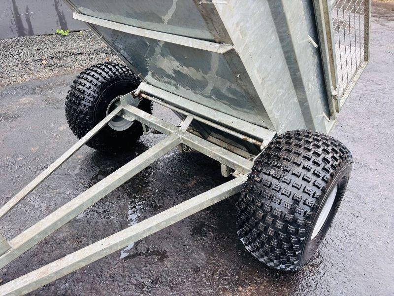 ROB ASTLEY SINGLE AXLE LOW TIP TRAILER*VIDEO*