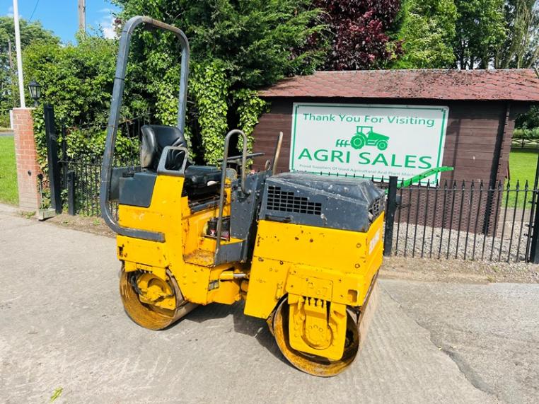 BOMAG BW80AD DOUBLE DRUM ROLLER C/W ROLE FRAME *VIDEO*