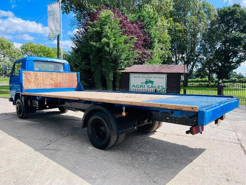 MAN 9.136 4X2 FLAT BED LORRY *2 OWNERS FROM NEW* VIDEO'S *