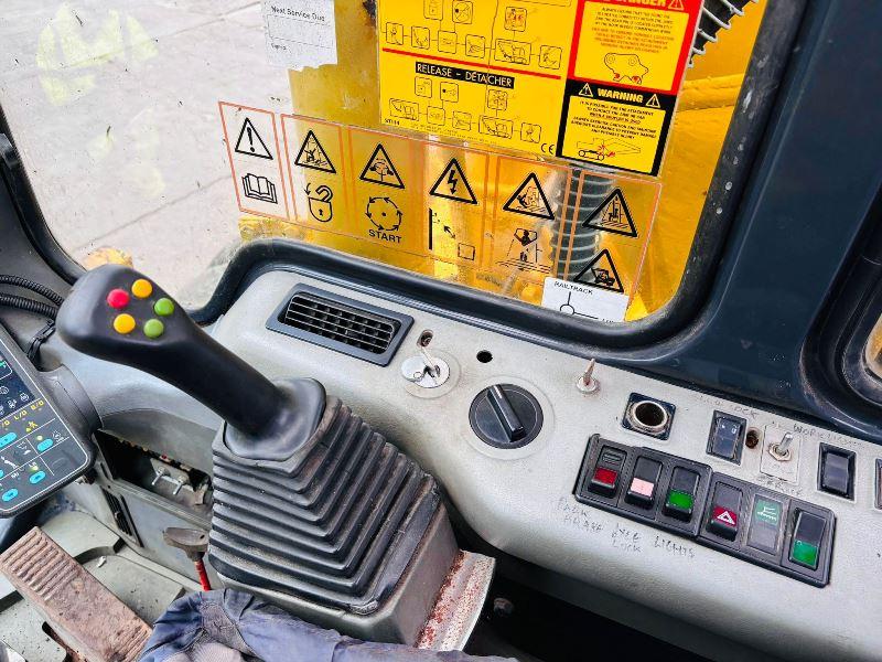 KOMATSU PW150ES-6K 4WD WHEELED EXCAVATOR C/W QUICK HITCH & RAILWAY GEAR *VIDEO*