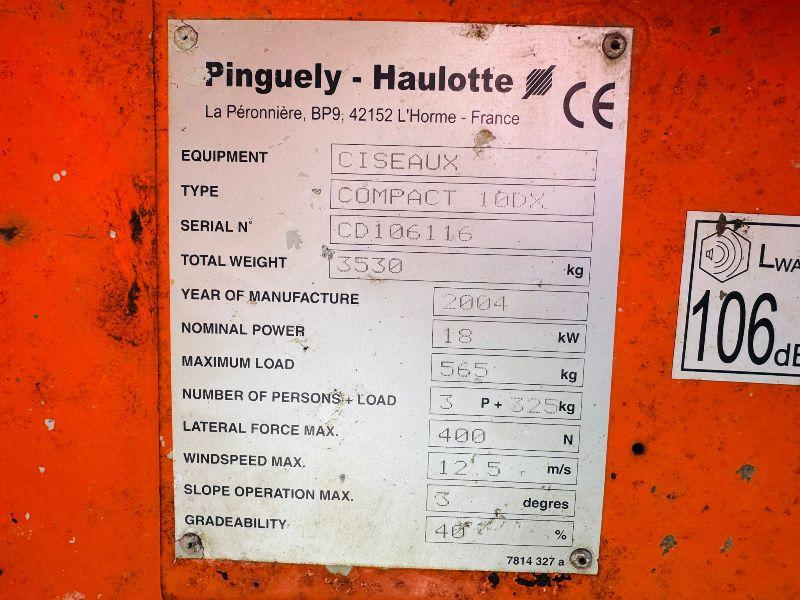 HAULOTTE COMPACT 10DX MANLIFT*READING 2462 HOURS*VIDEO*